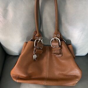 Tiganello Brown Leather Handbag